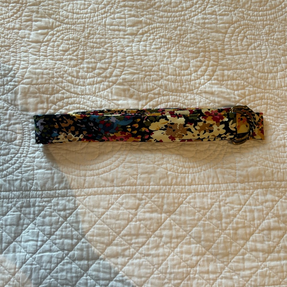 J. Crew Floral Belt - Multicolor